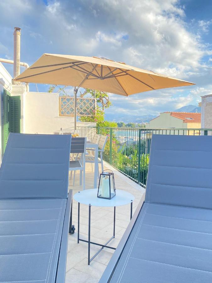 The White Sail - Mondello Apartment With Terrace - Casa Di Vincenzo E Andrea Bagian luar foto