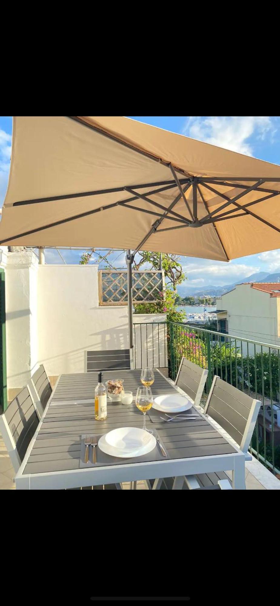The White Sail - Mondello Apartment With Terrace - Casa Di Vincenzo E Andrea Bagian luar foto